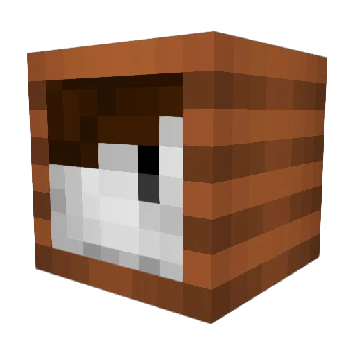 Torsney Minecraft avatar head, 3D render