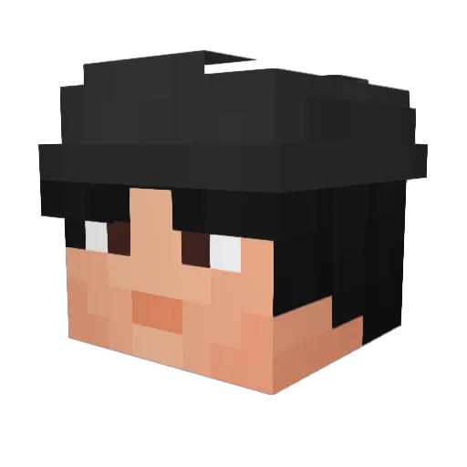 Torsokill57 Minecraft avatar head, 3D render