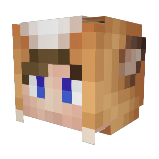 Torstein_vn Minecraft avatar head, 3D render