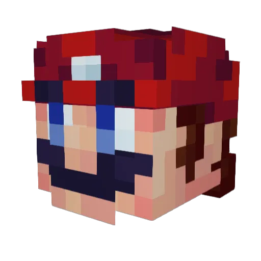 Torsten_lp Minecraft avatar head, 3D render
