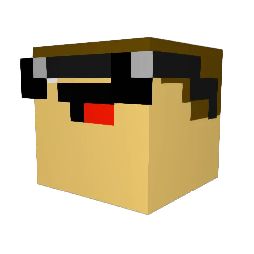 Torstor Minecraft avatar head, 3D render