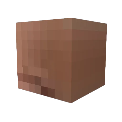 TortaRoseToy Minecraft avatar head, 3D render