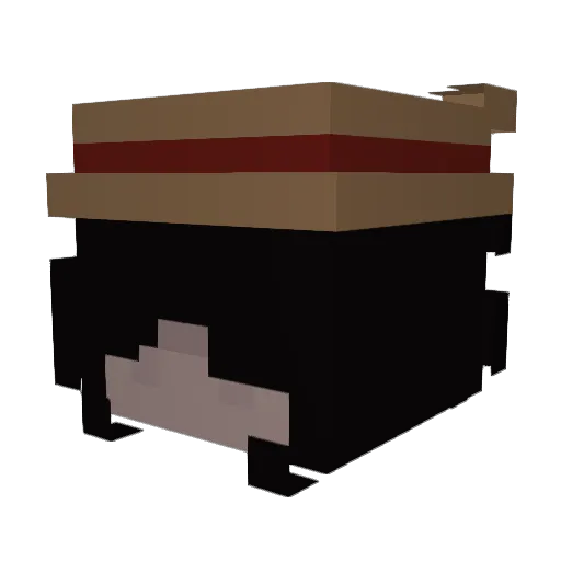 TortallaBOI Minecraft avatar head, 3D render