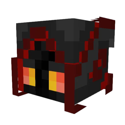Tortelinii Minecraft avatar head, 3D render