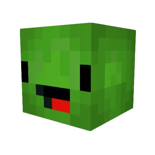 Tortisaurus Minecraft avatar head, 3D render