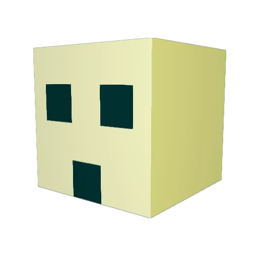 TortoiseSage Minecraft avatar head, 3D render