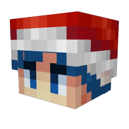 Tortosita__ Minecraft avatar head, 3D render