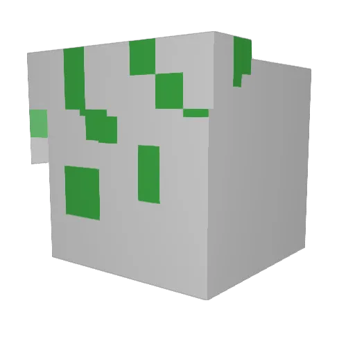 Torttila Minecraft avatar head, 3D render