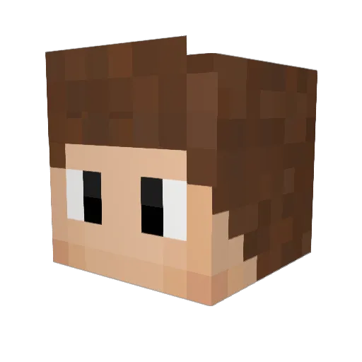 Torunga_ Minecraft avatar head, 3D render