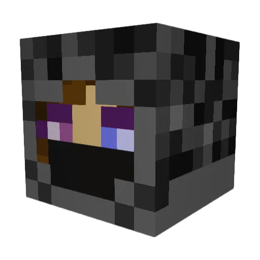 Tory215 Minecraft avatar head, 3D render