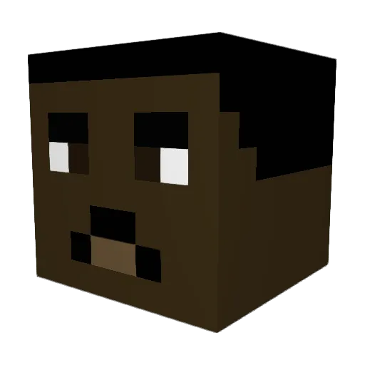 ToryVoter Minecraft avatar head, 3D render