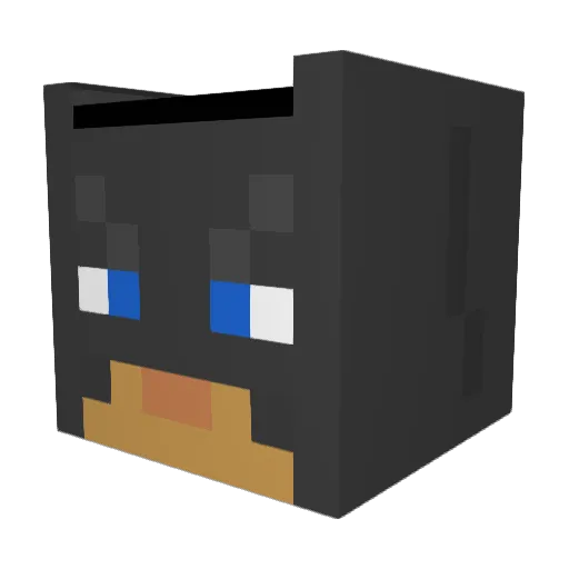 TosKaL Minecraft avatar head, 3D render