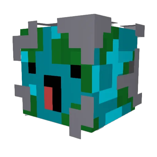 TosRaid Minecraft avatar head, 3D render