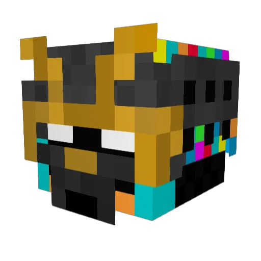 ToshibaDryer Minecraft avatar head, 3D render