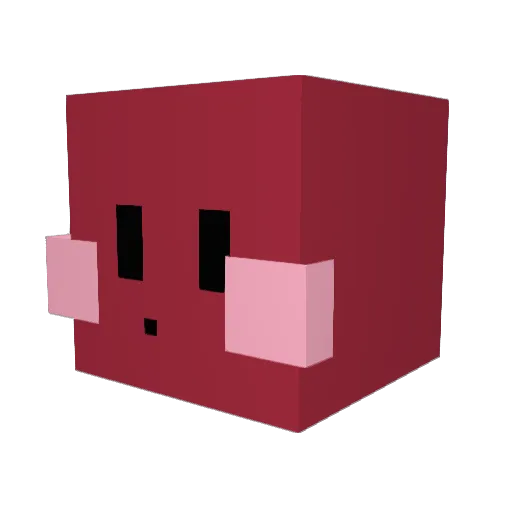 Toskation Minecraft avatar head, 3D render
