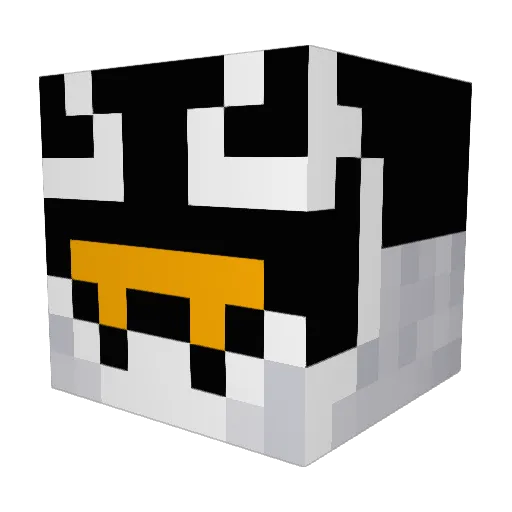 Tosm28 Minecraft avatar head, 3D render