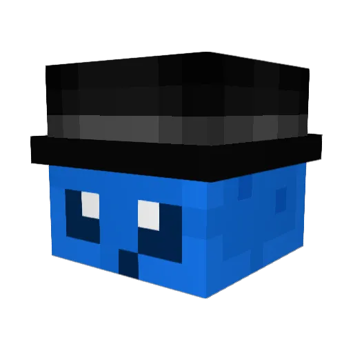 Tost212 Minecraft avatar head, 3D render