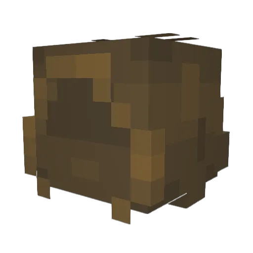 TostEfrog Minecraft avatar head, 3D render
