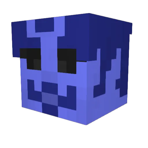 TostadasRojas Minecraft avatar head, 3D render