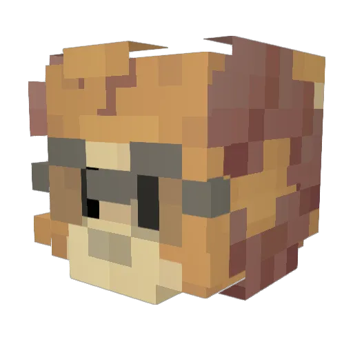 TosuVibes Minecraft avatar head, 3D render