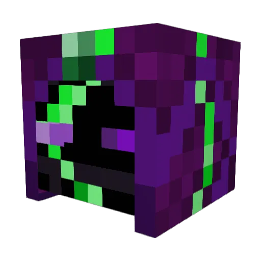 TotalKaos Minecraft avatar head, 3D render