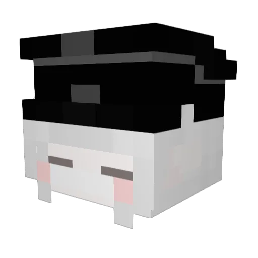 TotalKikeDeath Minecraft avatar head, 3D render