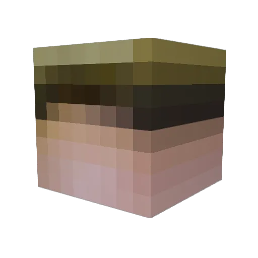 Total_Kino Minecraft avatar head, 3D render