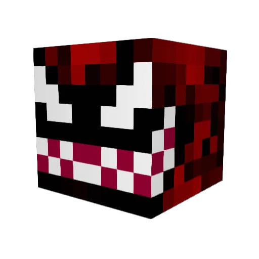 Totalitaa Minecraft avatar head, 3D render