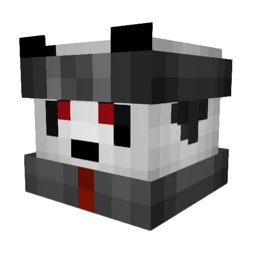 TotallyChristian Minecraft avatar head, 3D render
