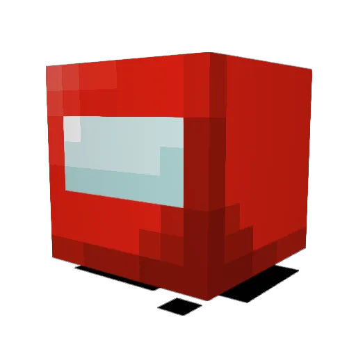 TotallyNotAFed Minecraft avatar head, 3D render
