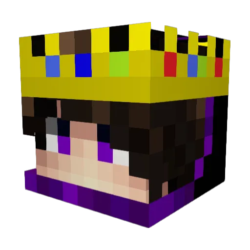TotallyNotJxshed Minecraft avatar head, 3D render