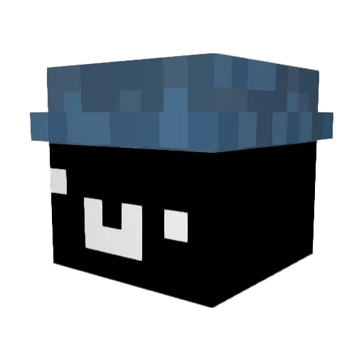 Totally_Bad Minecraft avatar head, 3D render