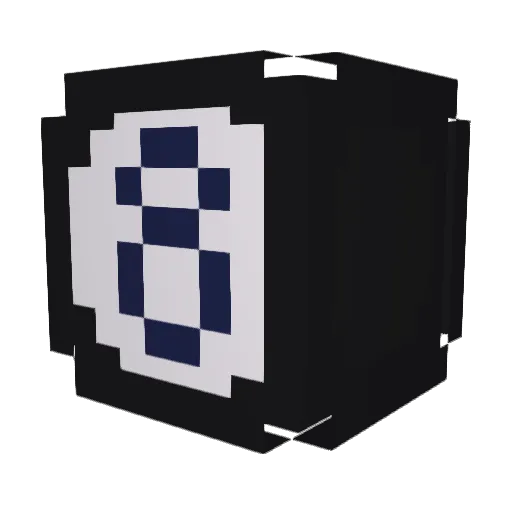 Totalmoose Minecraft avatar head, 3D render