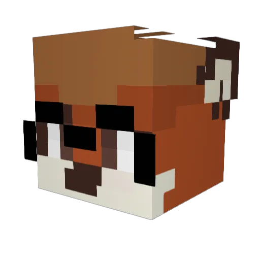 TothAlfred07 Minecraft avatar head, 3D render