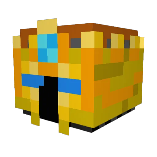 TotheMoooon Minecraft avatar head, 3D render