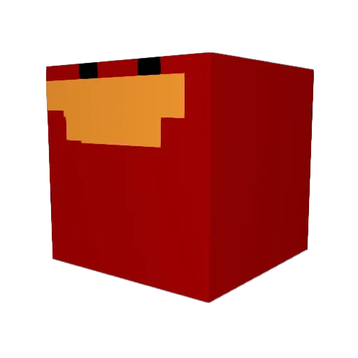 TotiReach Minecraft avatar head, 3D render