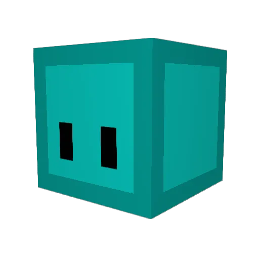 Totnet Minecraft avatar head, 3D render
