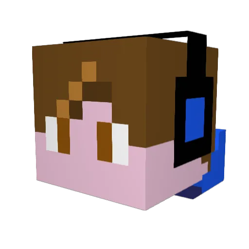 Toto_MC Minecraft avatar head, 3D render