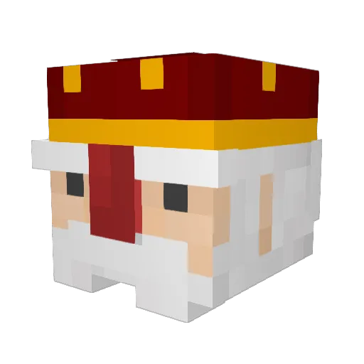 Totobaggypants Minecraft avatar head, 3D render