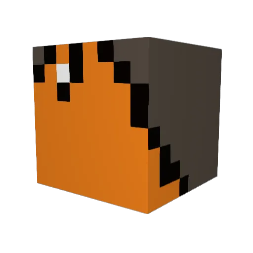 Totorooooo Minecraft avatar head, 3D render