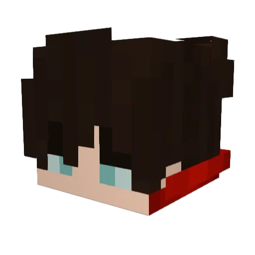 TotorroKun Minecraft avatar head, 3D render