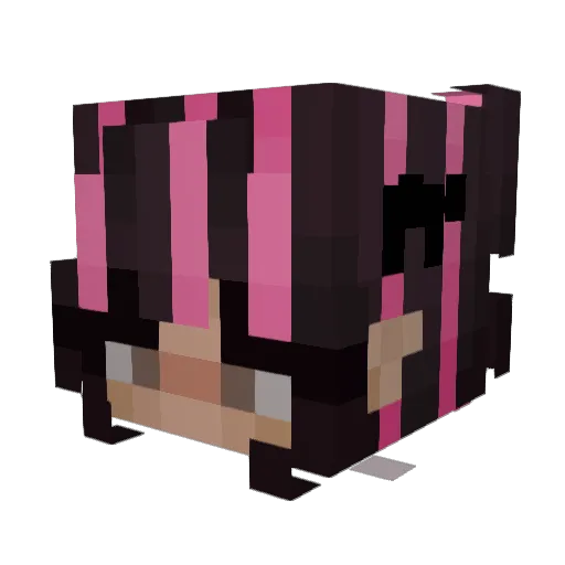Totory23 Minecraft avatar head, 3D render