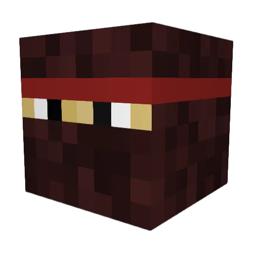 Totost8 Minecraft avatar head, 3D render