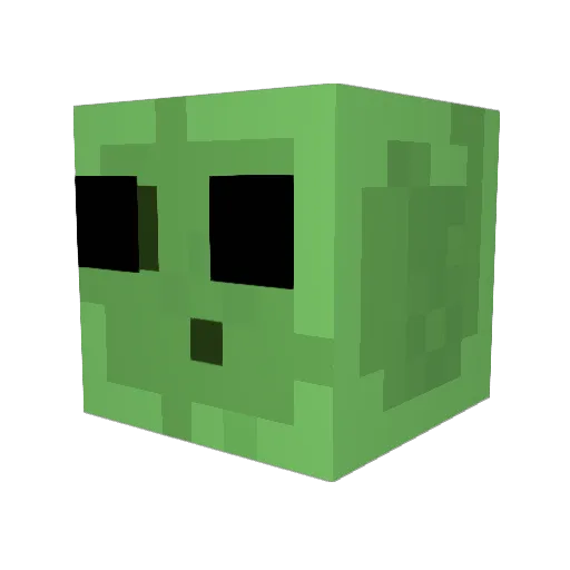 TotoxDenis Minecraft avatar head, 3D render