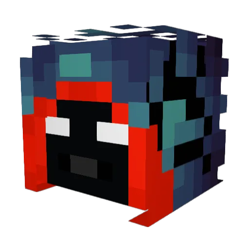 Totoyo02 Minecraft avatar head, 3D render
