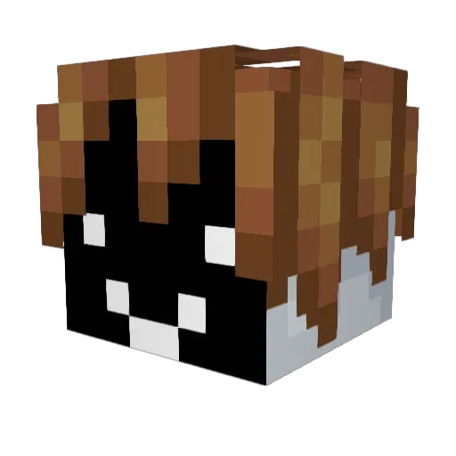 Totsuki68 Minecraft avatar head, 3D render
