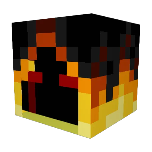 Totte123j Minecraft avatar head, 3D render