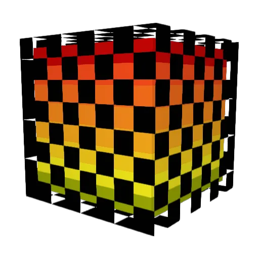 Tottekung Minecraft avatar head, 3D render