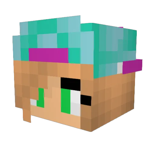 Totto05 Minecraft avatar head, 3D render
