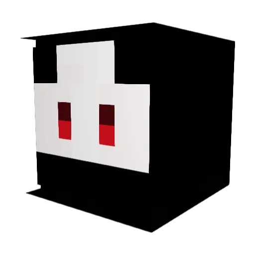Totuann Minecraft avatar head, 3D render